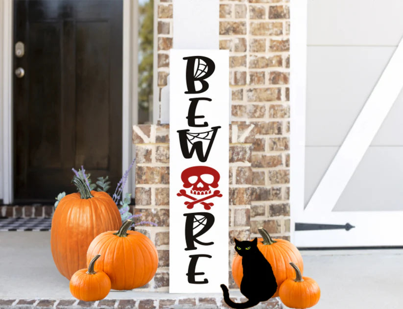 Beware 12"x48" Plank