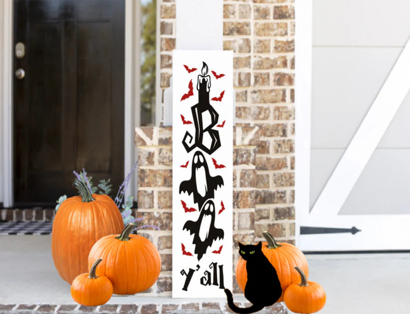 Boo Yall 12"x48" Plank