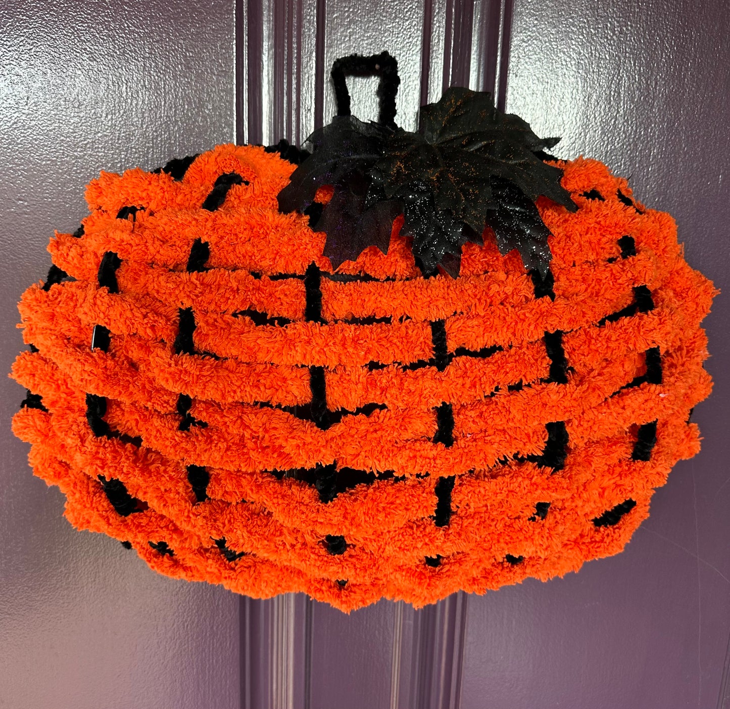 Chunky Woven Halloween Pumpkin