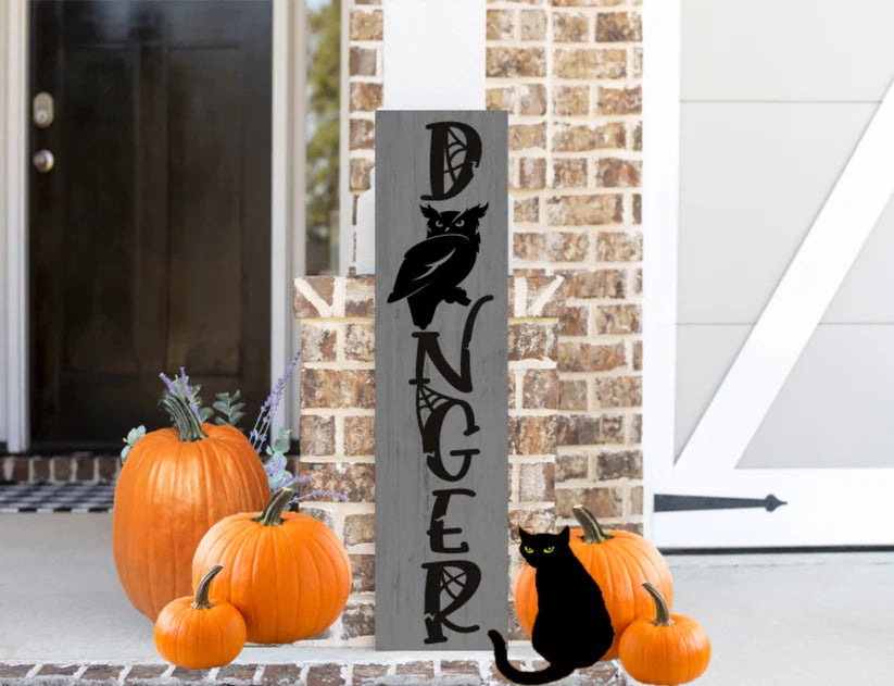 Danger 12"x48" Plank