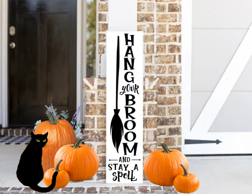 Hang your Broom 12"x48" Plank