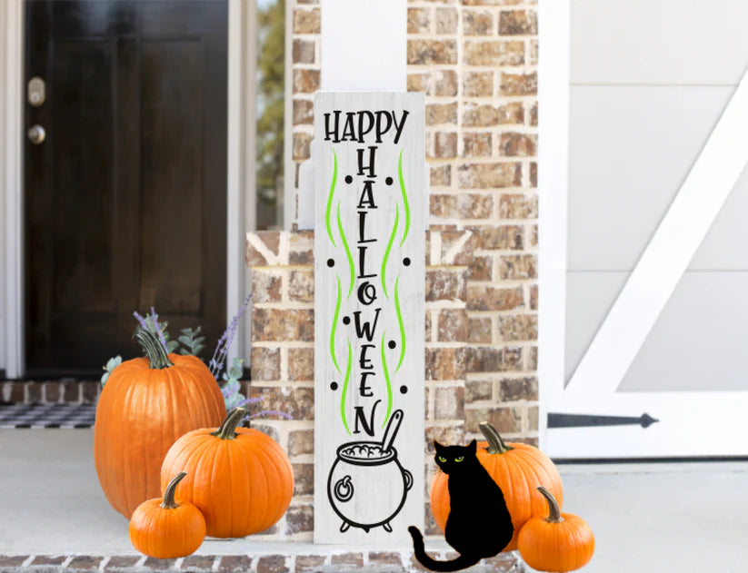 Happy Halloween 8 12"x48" Plank