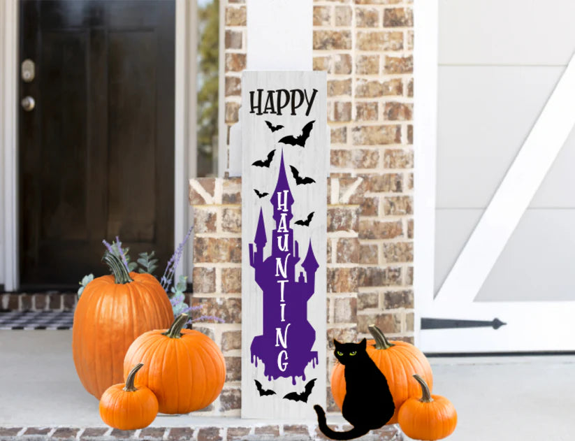 Happy Haunting 12"x48" Plank