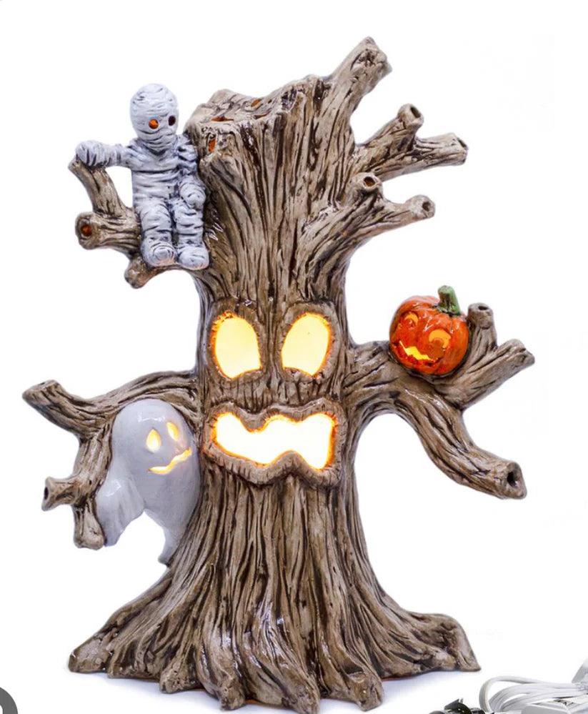 Haunted Halloween Light Up Tree