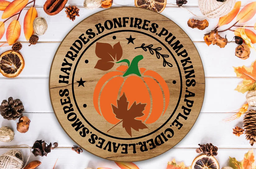 Hayrides Bonfire (One Pumpkin)