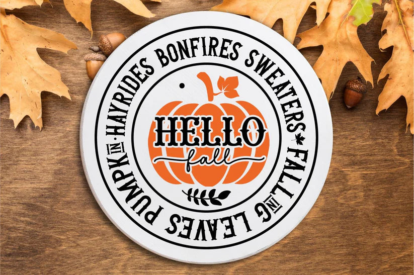 Hello Fall (Hayrides Bonfires)