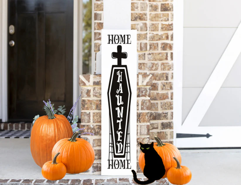Home Haunted Home 12"x48" Plank
