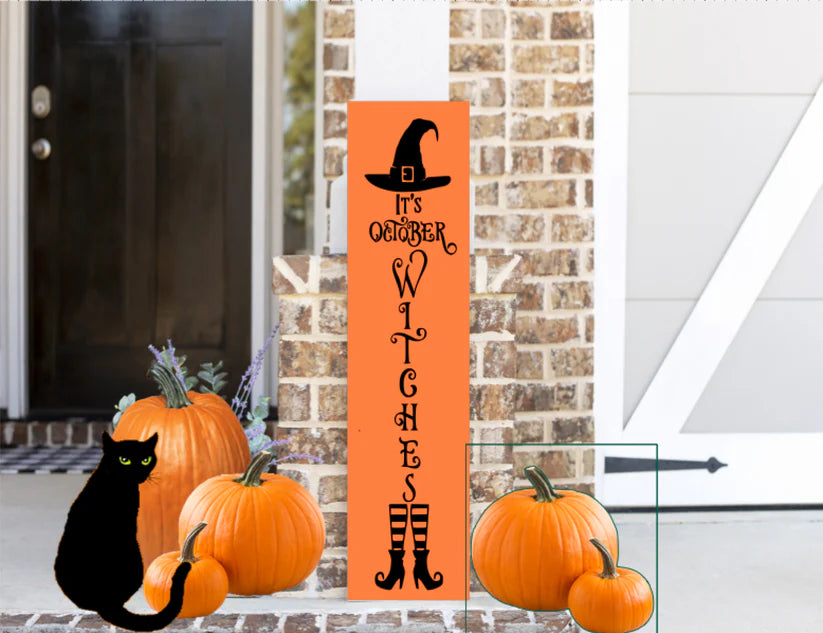 Its October Witches 2 12"x48" Plank