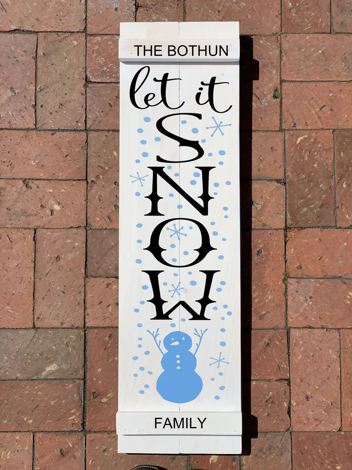 Let It Snow - Personalized Name