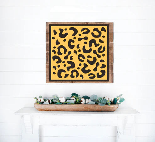 Leopard Print Wall Pallet