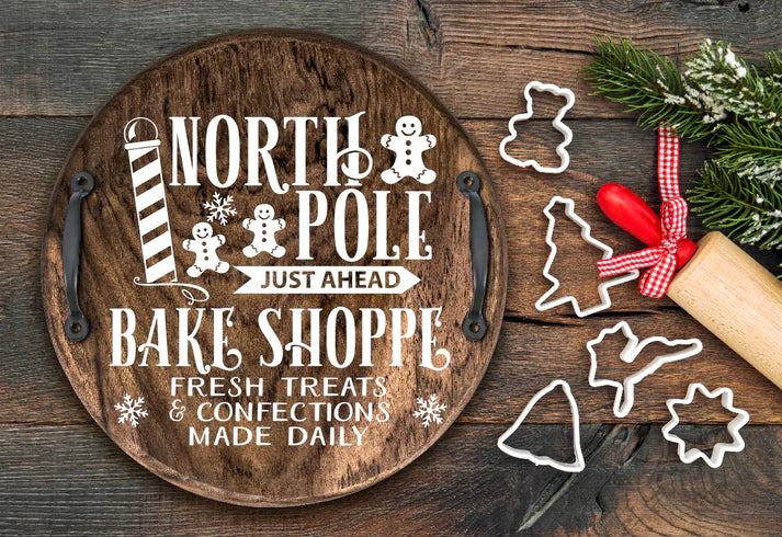 North Pole Bake Shoppe Tray