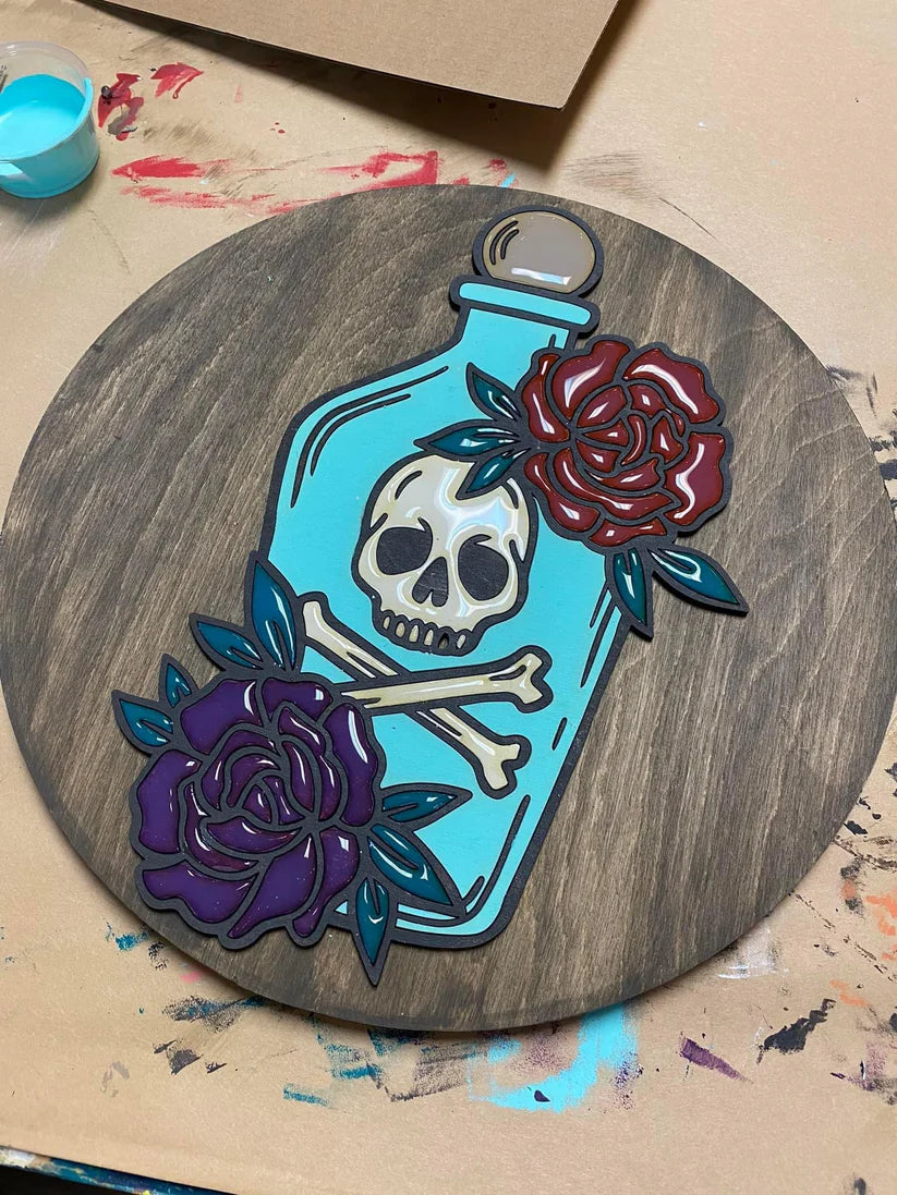 Poison Bottle 18" Round
