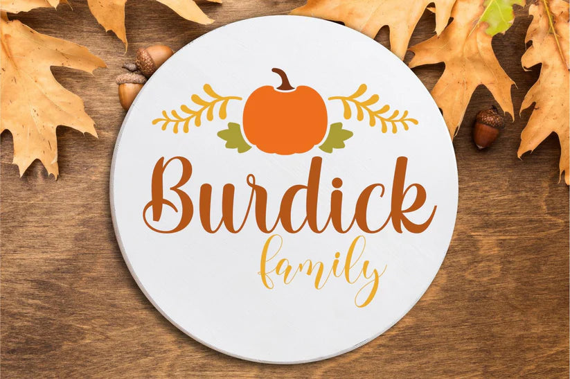 Pumpkin Personalized Family