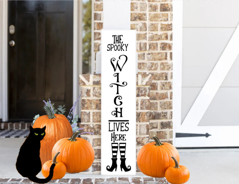 The Spooky Witch 12"x48" Plank
