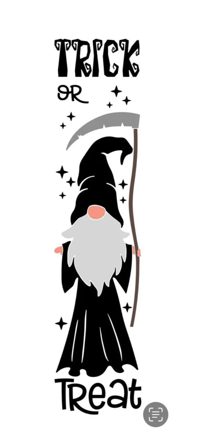 Trick Or Treat Gnome 12"x48" Plank