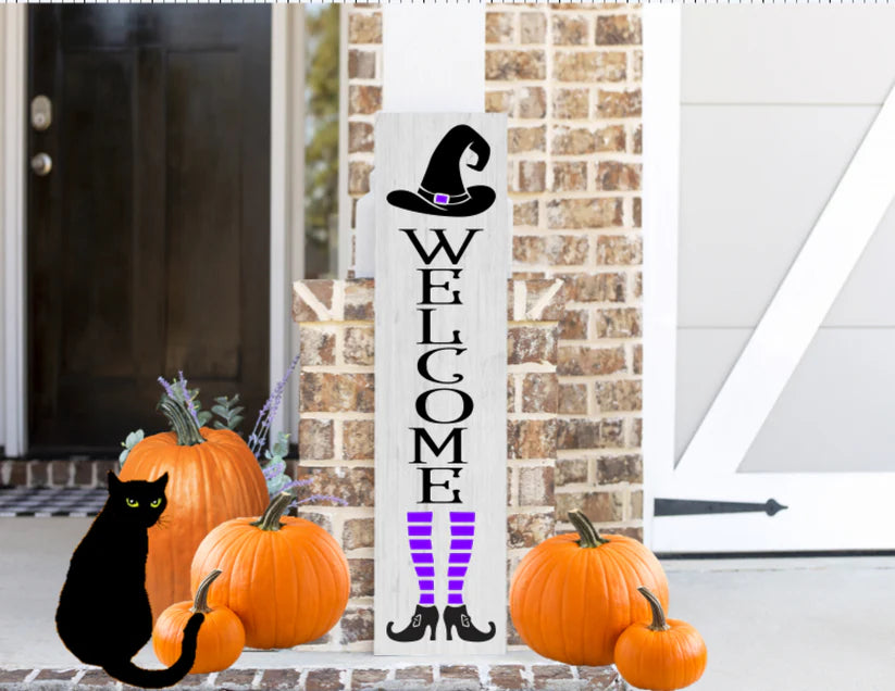Welcome 1 12"x48" Plank