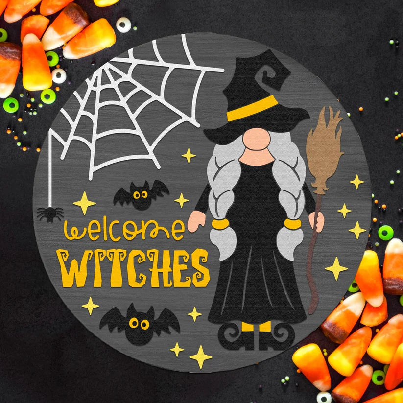 Welcome Witches Gnome