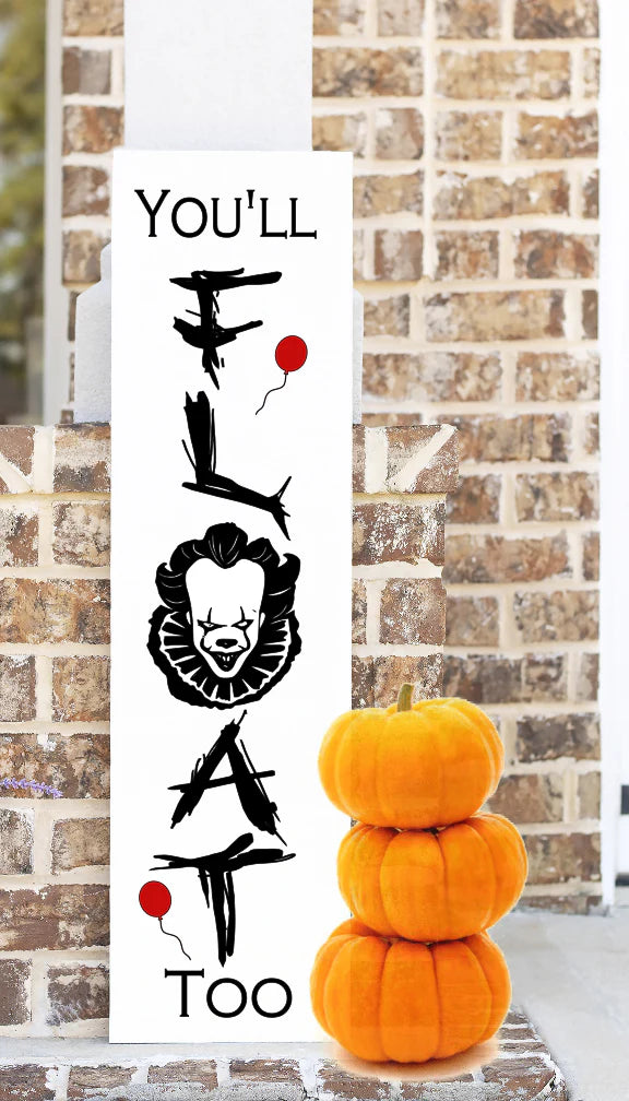 Youll Float Too 12"x48" Plank