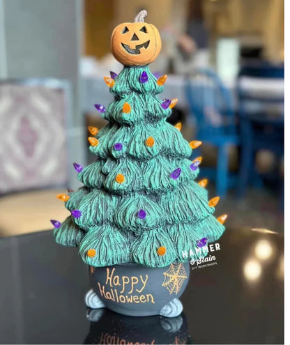 Halloween Light Up Tree