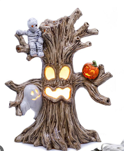 Haunted Halloween Light Up Tree
