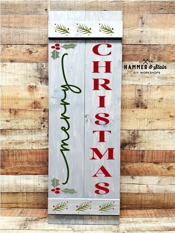 Porch Makeover Shutter Sign & Doormat - 12/08/24 - 1:30PM