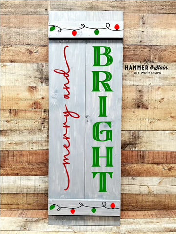 Porch Makeover Shutter Sign & Doormat - 12/08/24 - 1:30PM