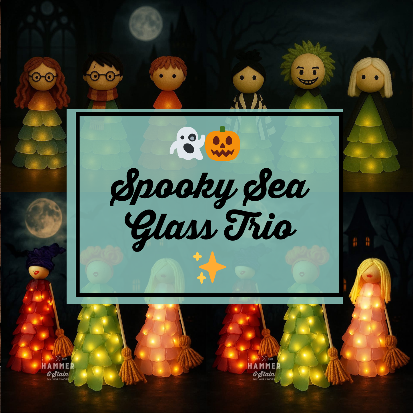 09.20.25 | 1:30 PM | 👻🎃 SPOOKY SEA GLASS TRIO✨