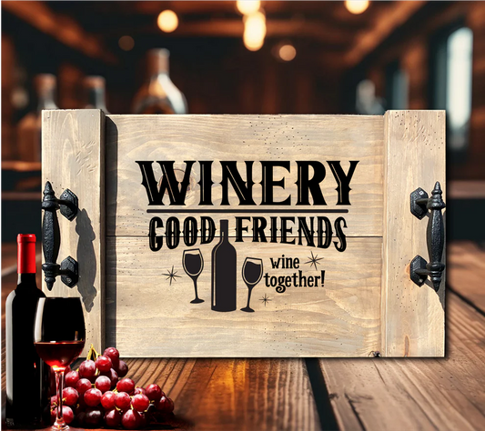 Winery Good Friends Tray